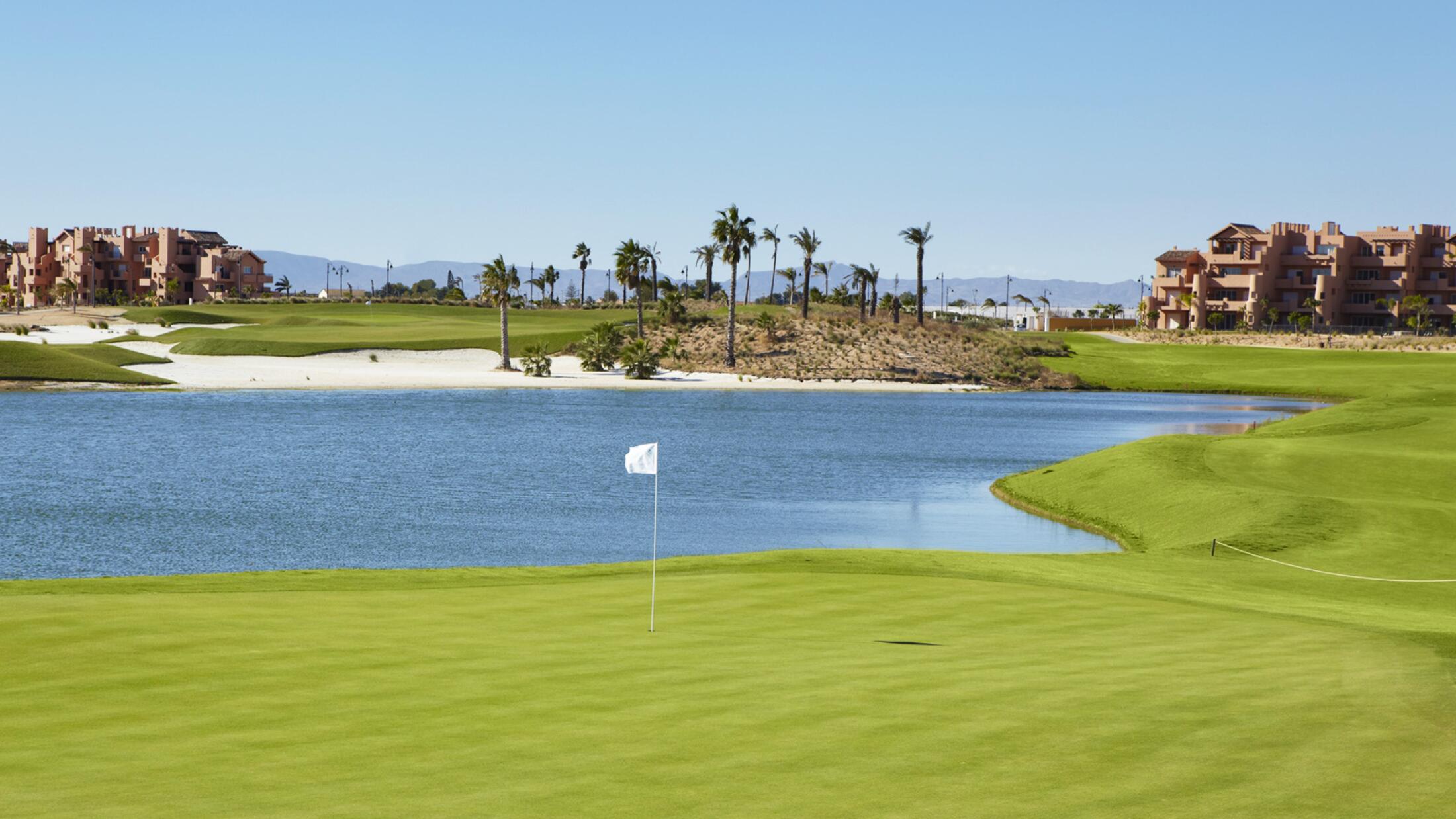 Golf course fairway in Los Alcazares area
